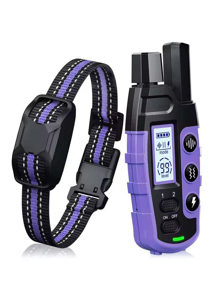 Molly Platinum 1500m Dog Training Collar with Remote - Waterproof, Rechargeable E-Collar for All Dog Sizes