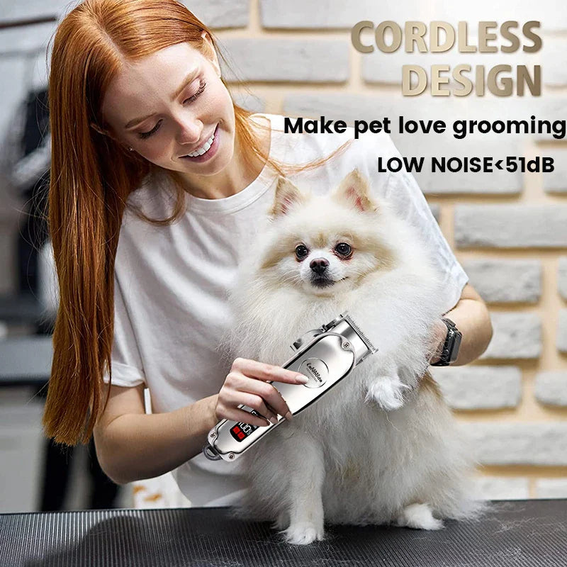 Teddy - Professional Pet Hair Clipper with Precision Blades