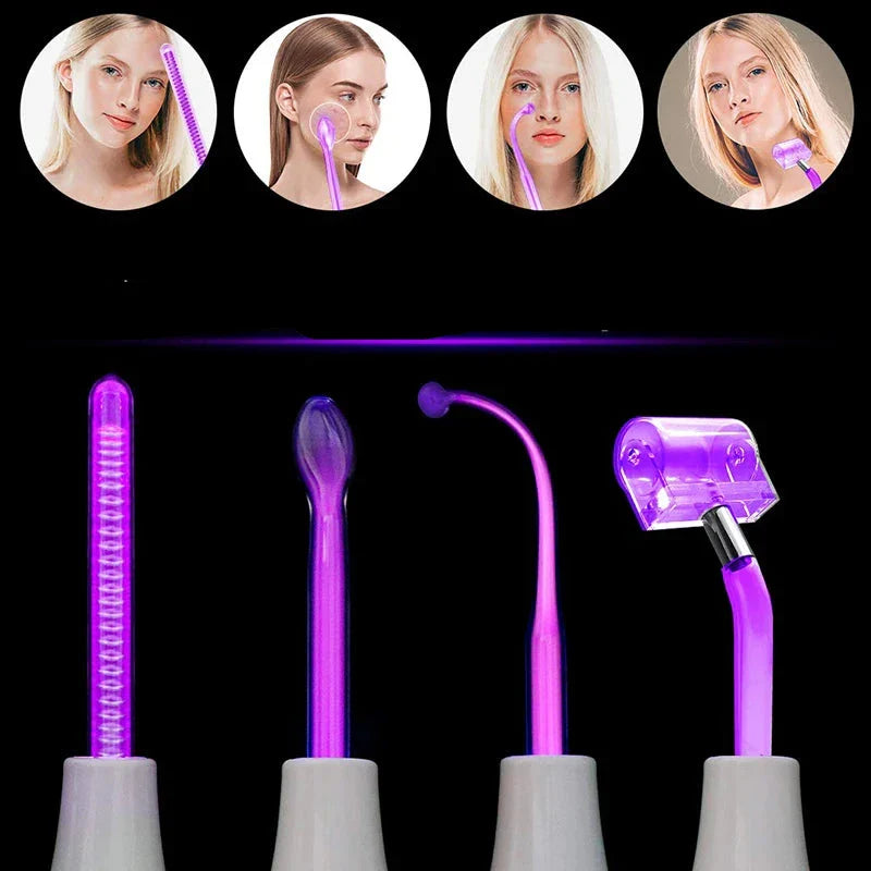 BellaGlow - High-Frequency Electrode Wand for Skin Tightening & Wrinkle Removal