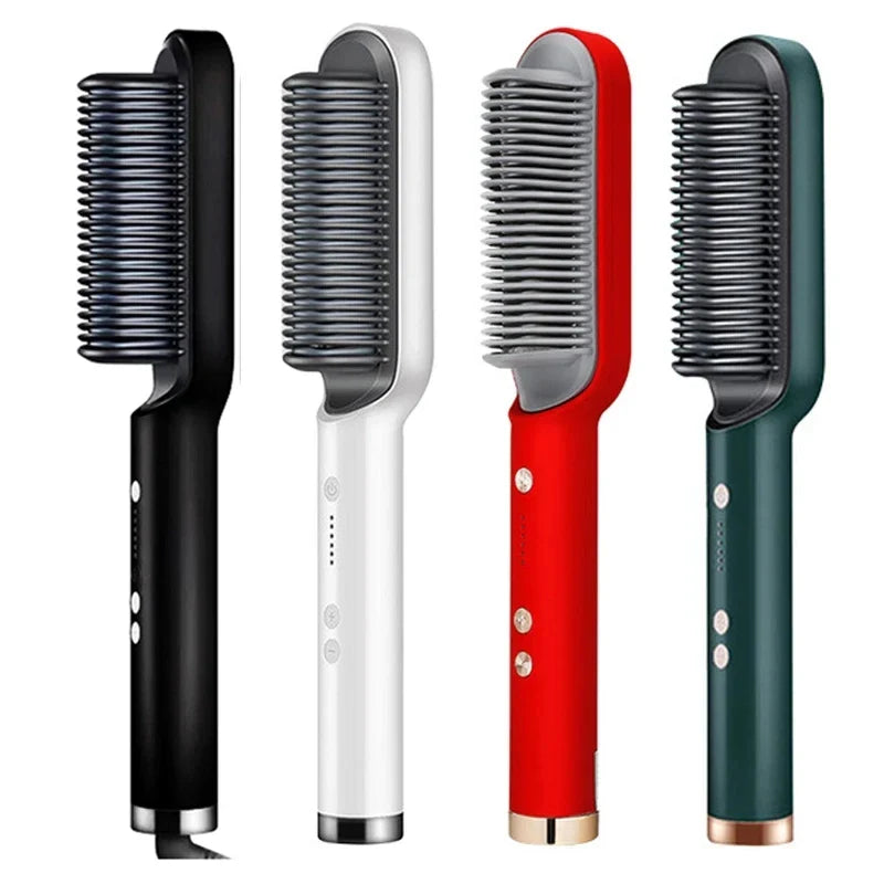 MaxWave - 2-in-1 Straightening & Curling Brush