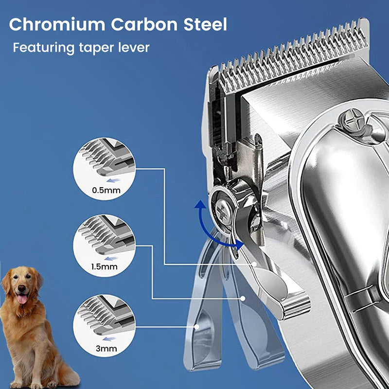 Teddy - Professional Pet Hair Clipper with Precision Blades