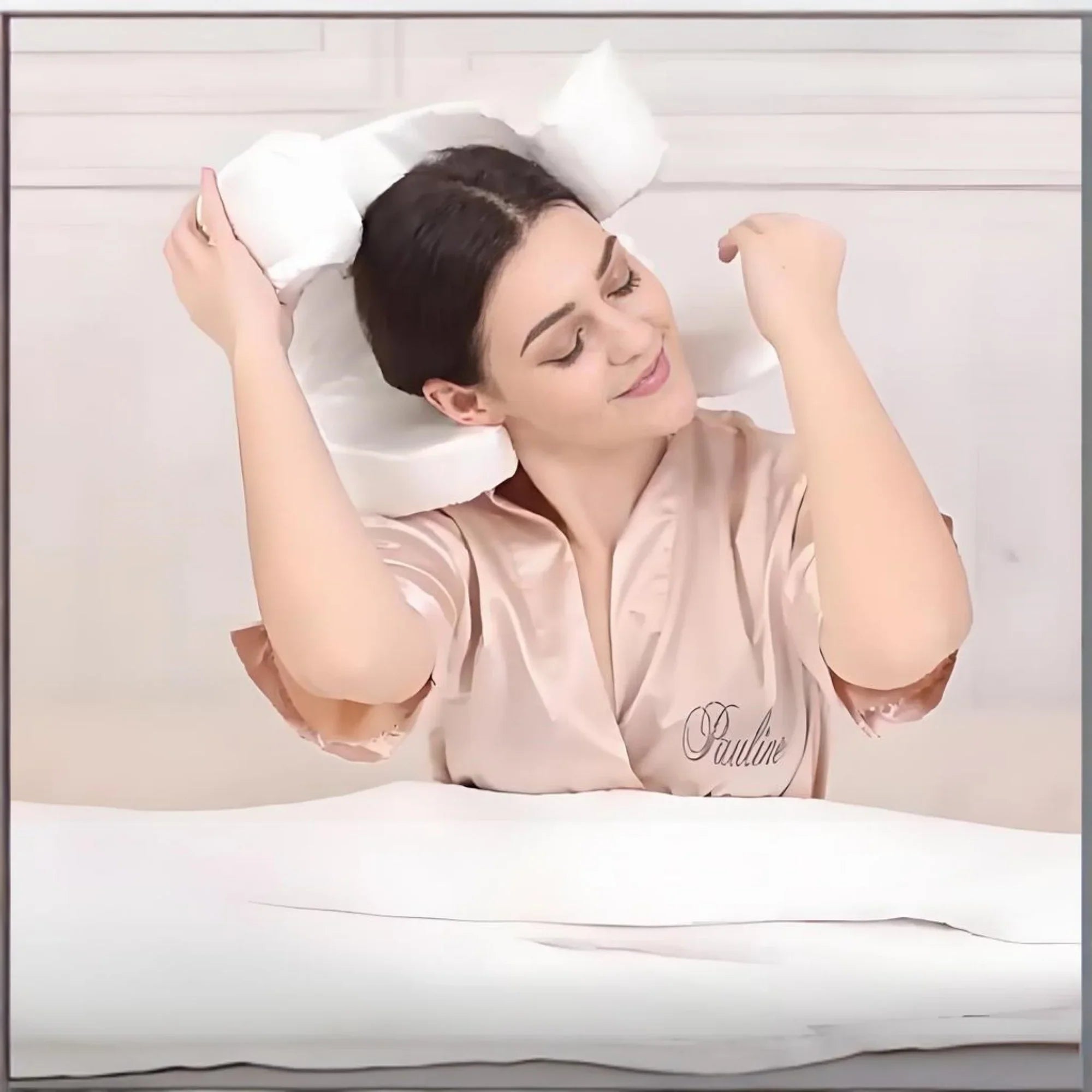 LilyCloud - Memory Foam Pillow for Wrinkle Prevention and Ultimate Comfort