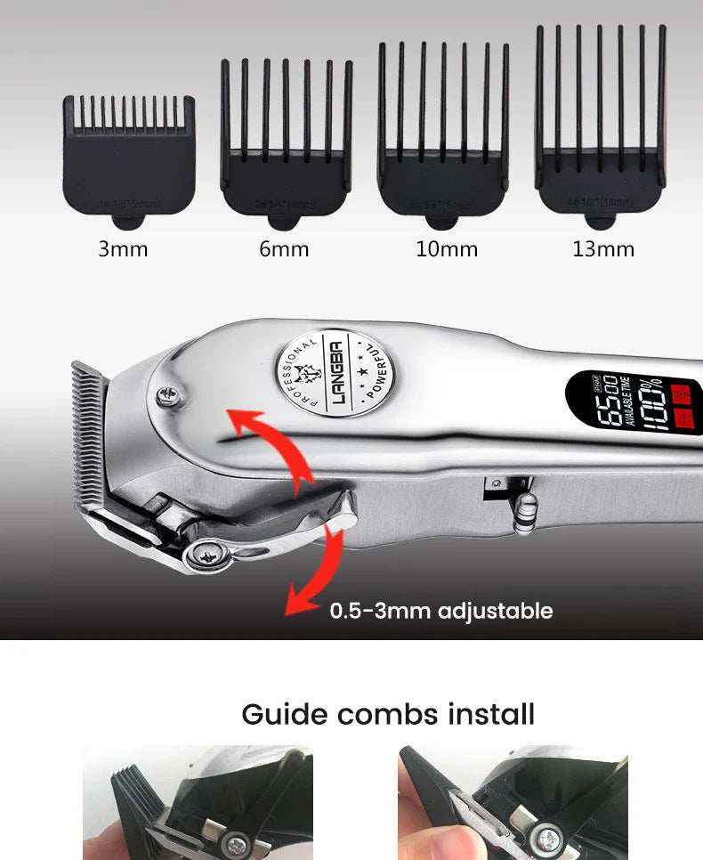 Teddy - Professional Pet Hair Clipper with Precision Blades