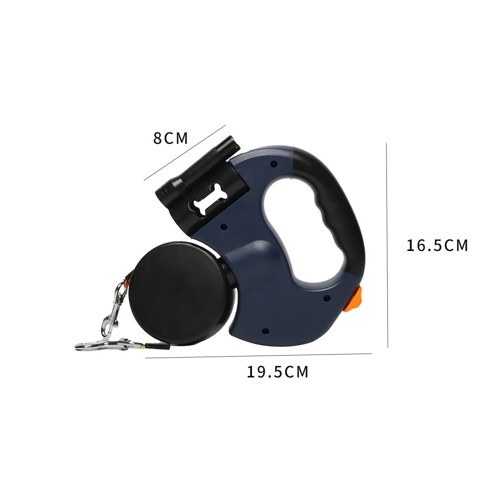 Wigloo | Retractable Dual Doggie Leash with LED Light