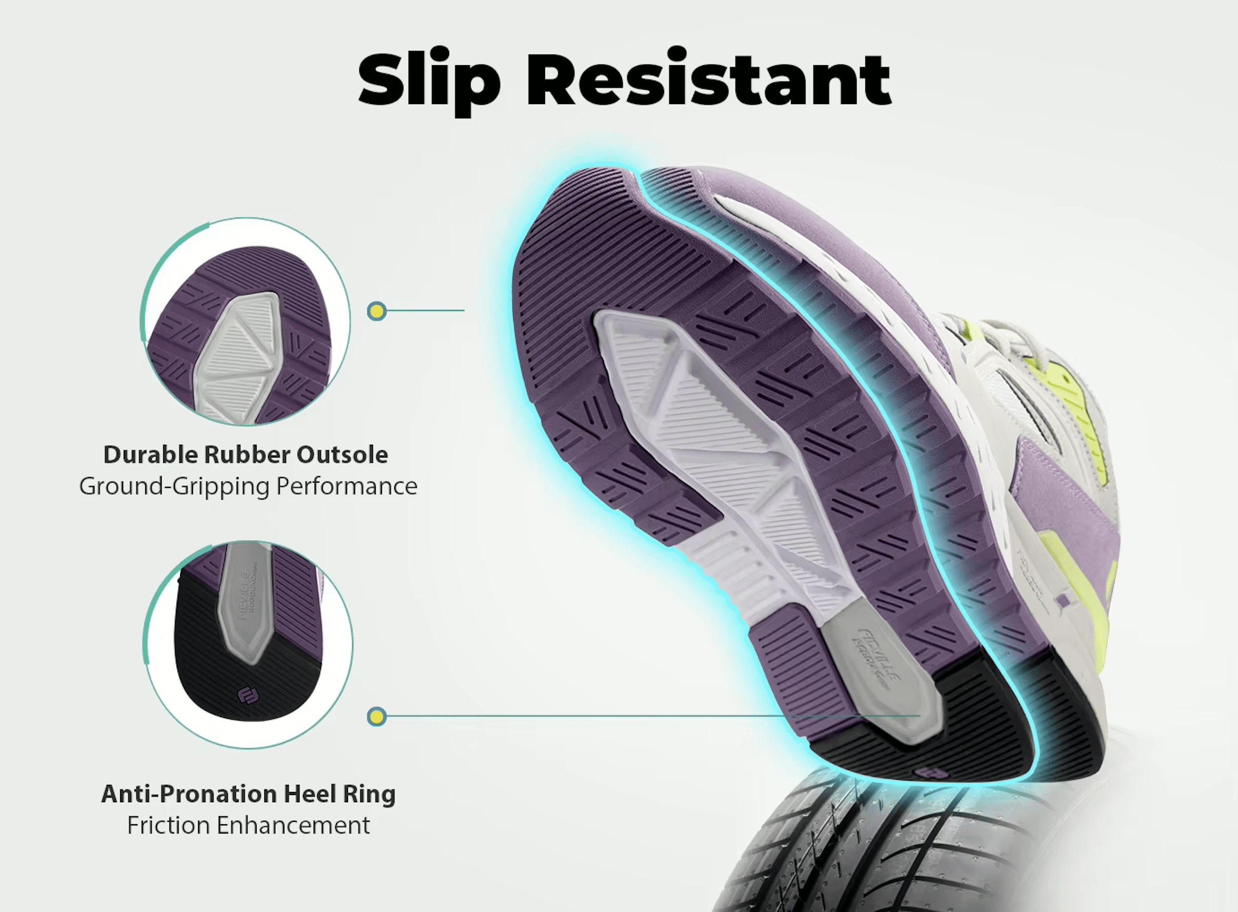 Sam Extra Wide Orthopedic Walking Shoes – Lightweight Comfort for Foot Pain Relief