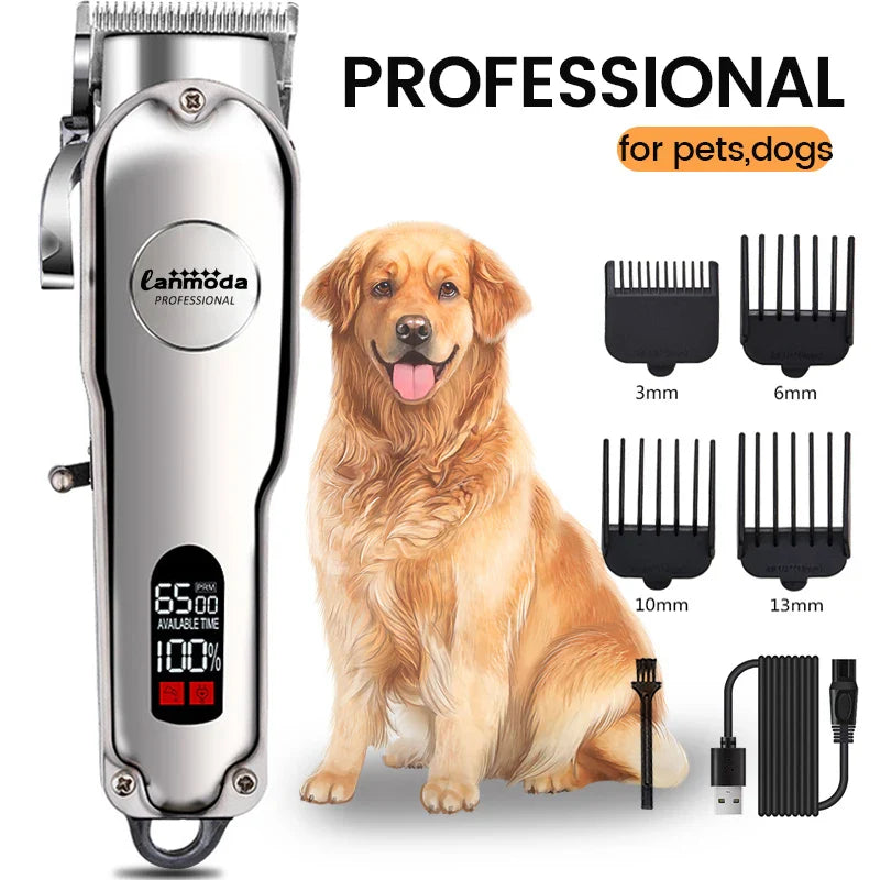 Teddy - Professional Pet Hair Clipper with Precision Blades