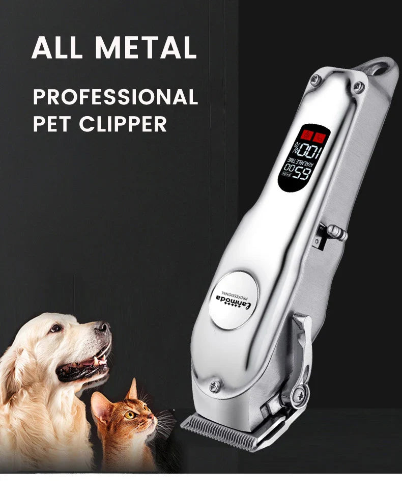 Teddy - Professional Pet Hair Clipper with Precision Blades