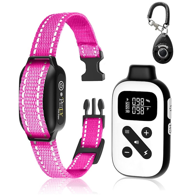 Versatile Dog Training Collar with Remote and Automatic Mode