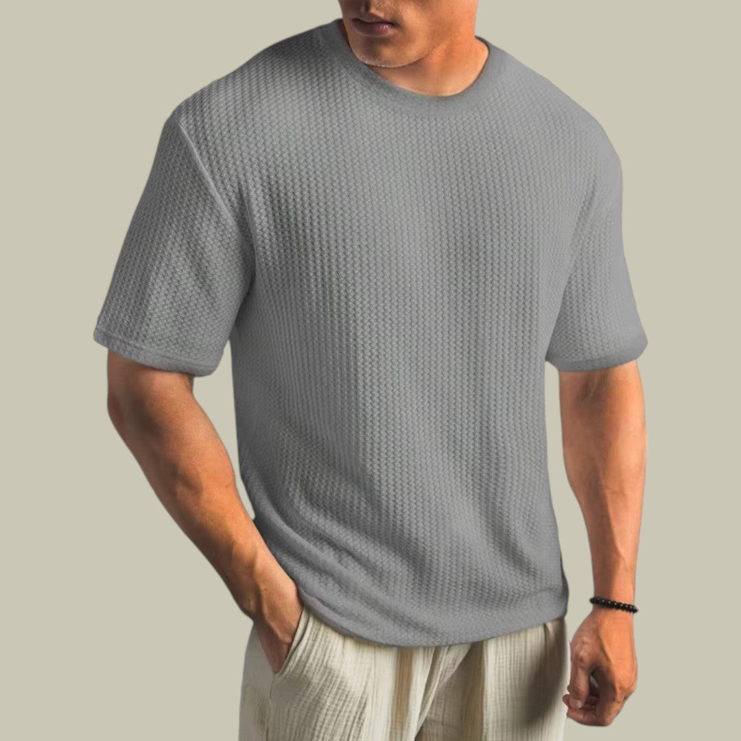 Jolaro | Men's Casual Waffle Shirt