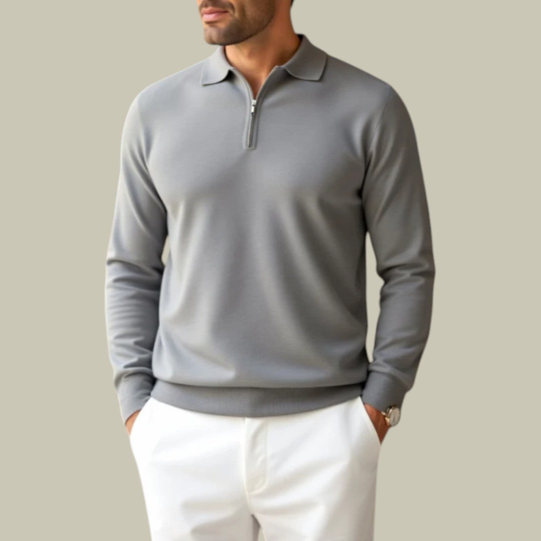 Kynoa | Men's Casual Longsleeve Polo Shirt