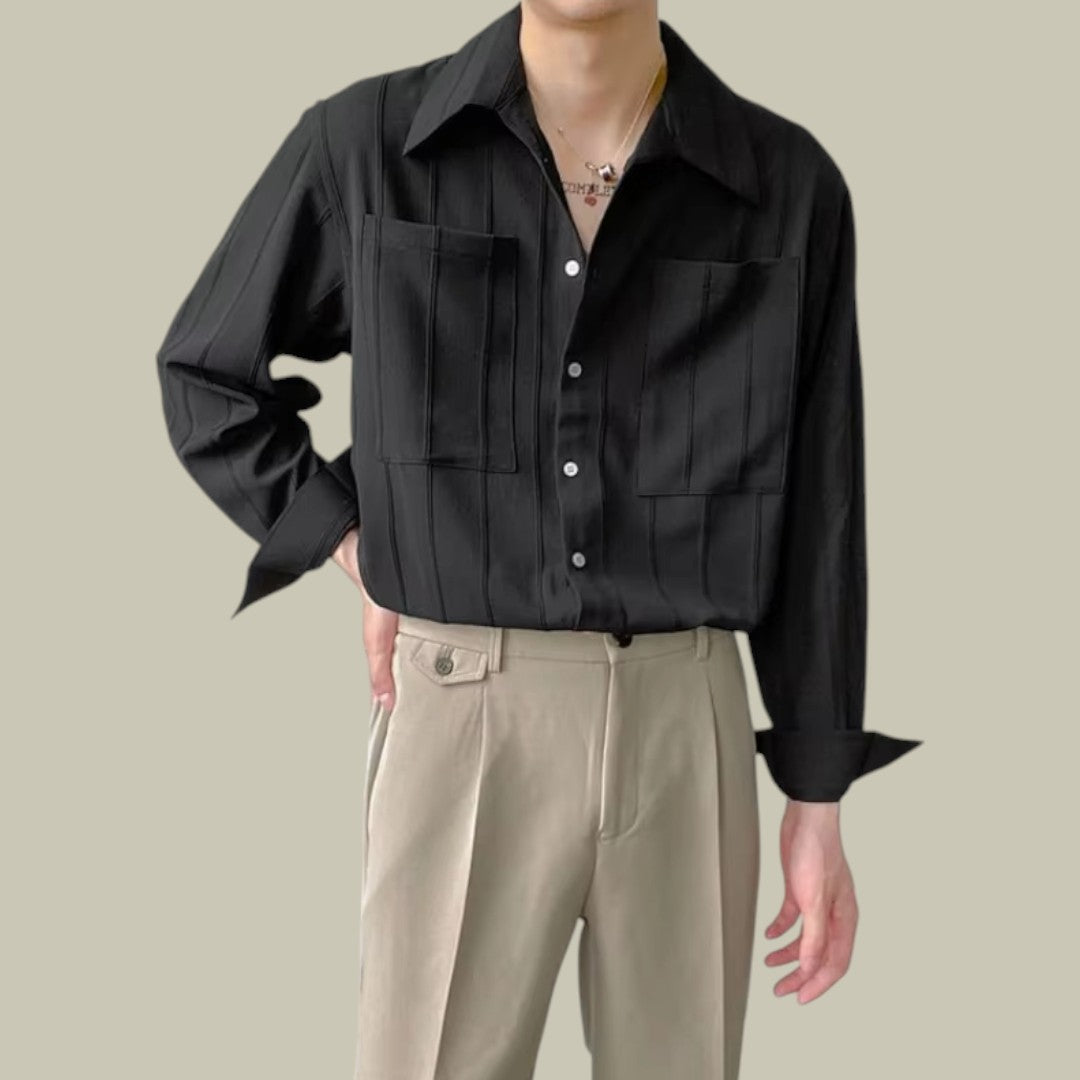 Rufus | Men's Trendy Ribbed Shirt