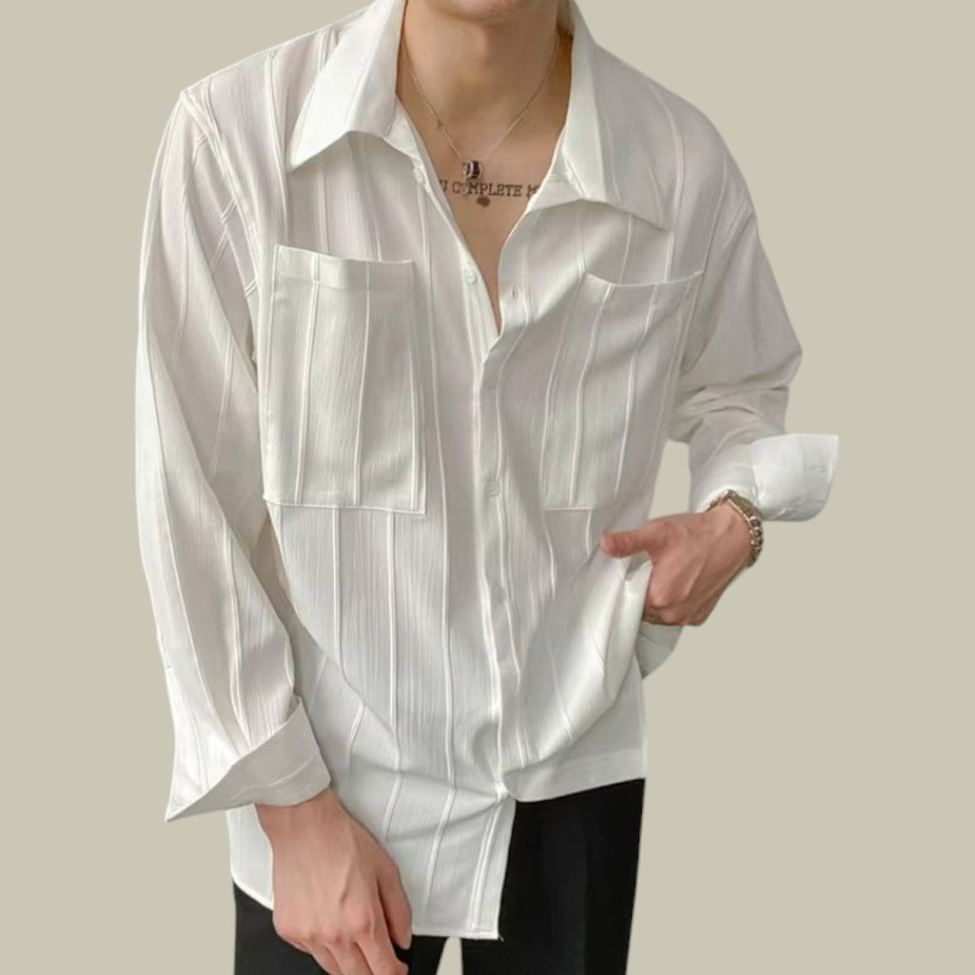Rufus | Men's Trendy Ribbed Shirt