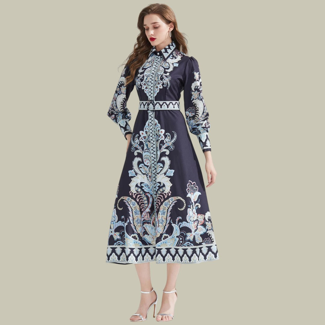 Lexo | Women's Elegant A-Line Maxi Dress