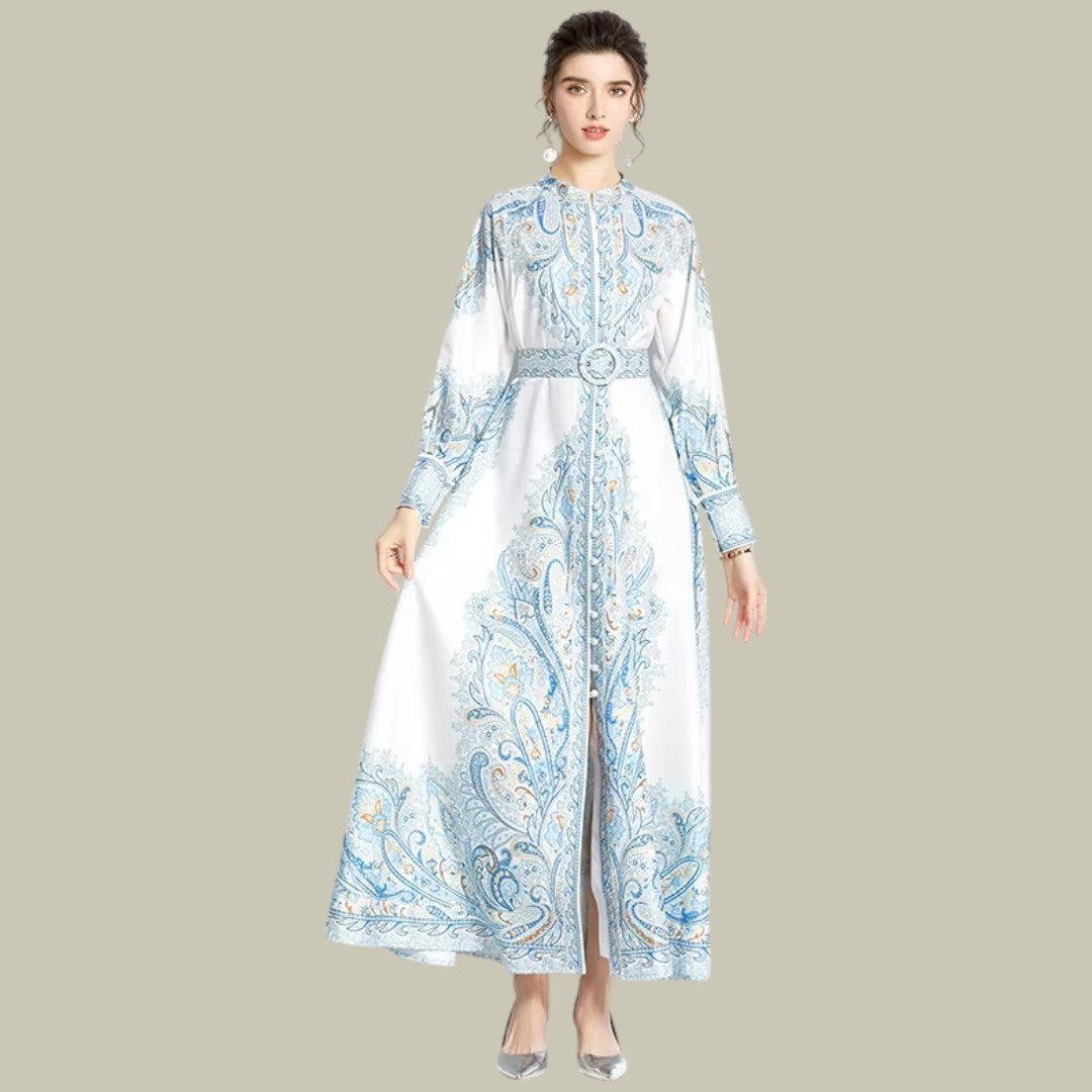 Lexo | Women's Elegant A-Line Maxi Dress