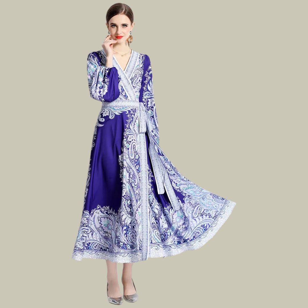 Lexo | Women's Elegant A-Line Maxi Dress