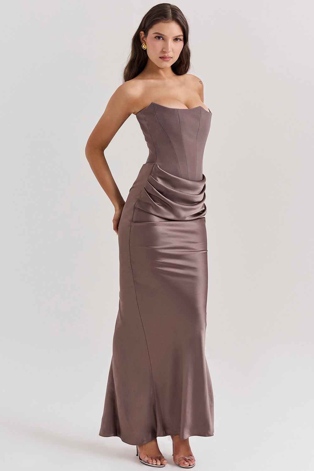 Lunara | Strapless Corset Dress