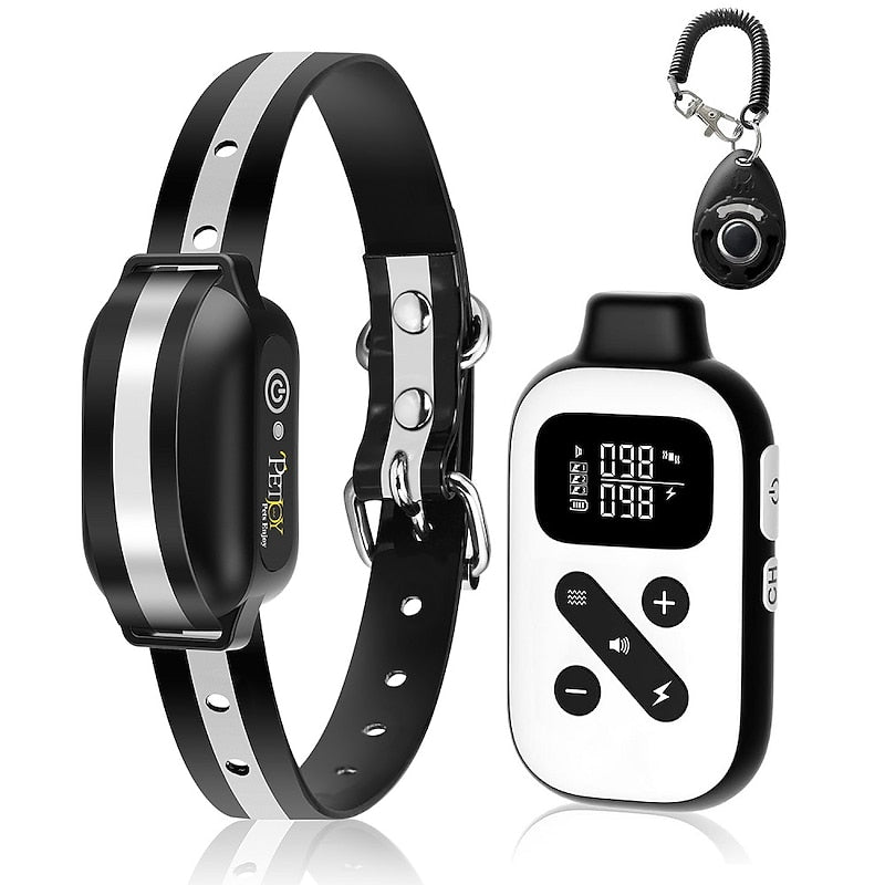 Versatile Dog Training Collar with Remote and Automatic Mode