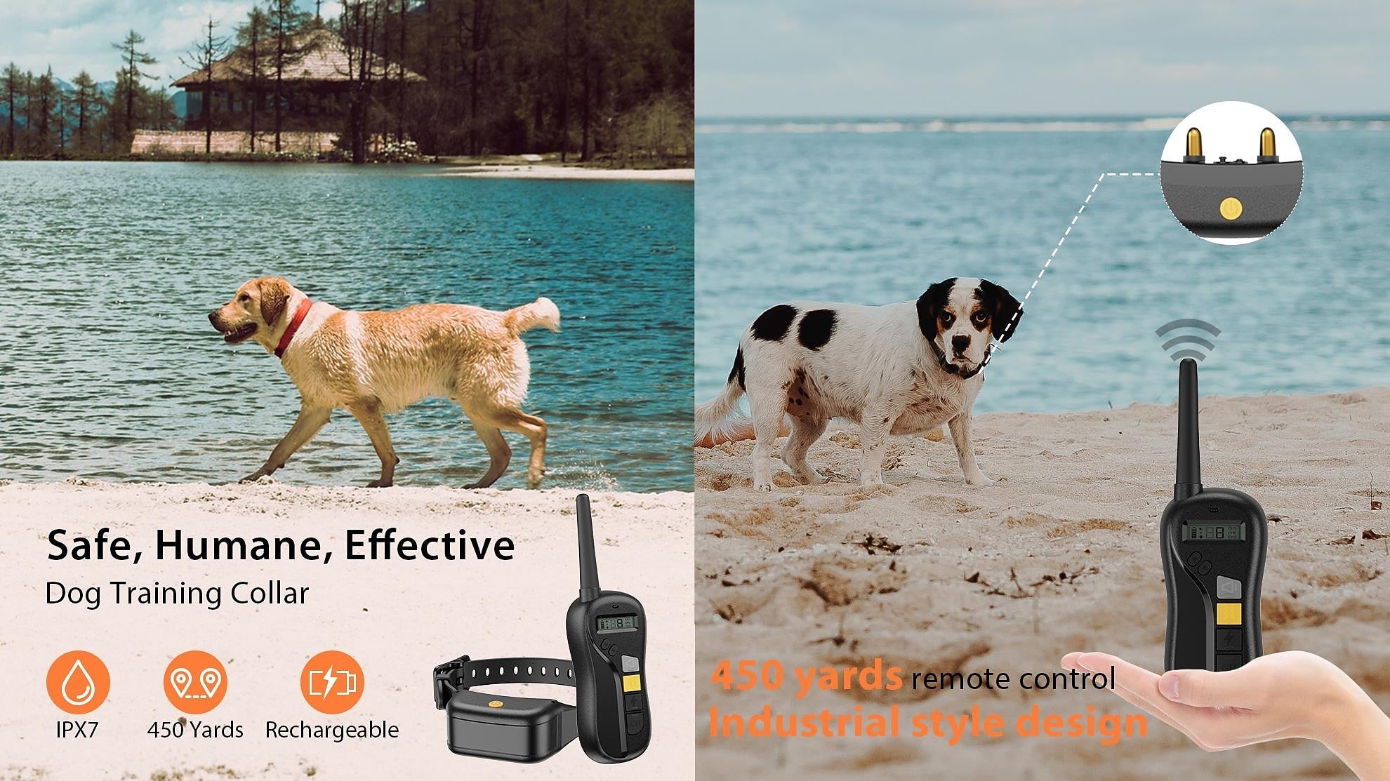 Efficient Dog Training Collar with Remote Control