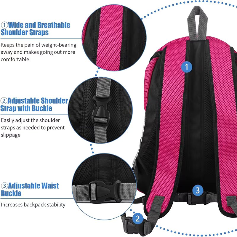 Roxy - Small & Breathable Mesh Backpack Pet Carrier