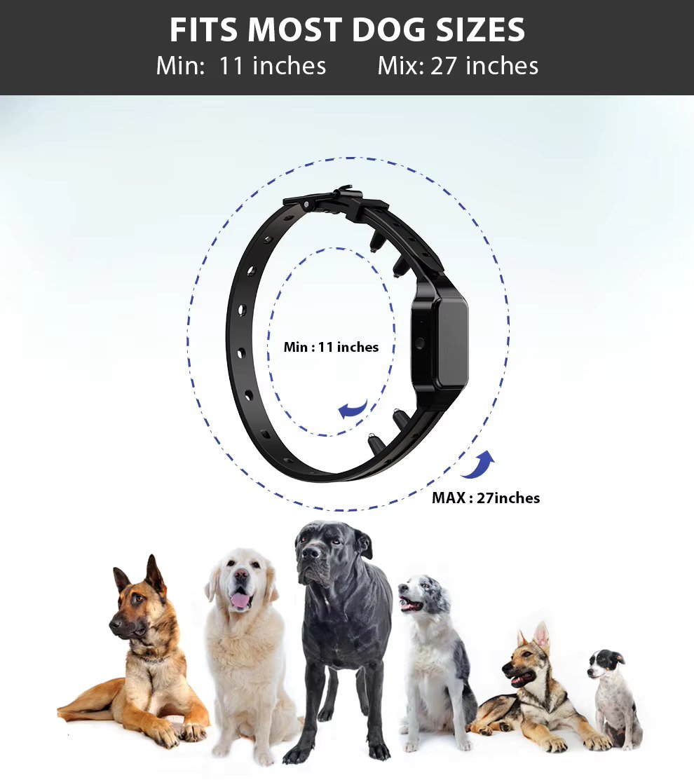 Dog Training Collar with 3 Modes, 330 m Range, and Waterproof Receiver