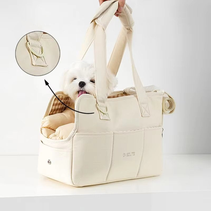 Shadow - Luxury Pet Carrier Tote Bag for Small Dogs