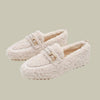 Elnoro | Women's Elegant Wool Slip On Loafers