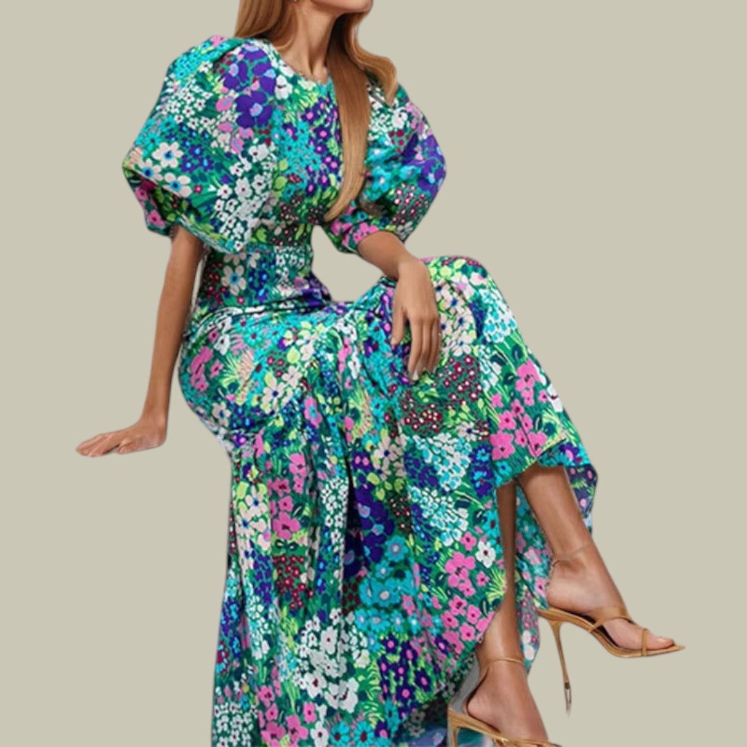 Luryn | Women's Chic Floral Maxi Dress
