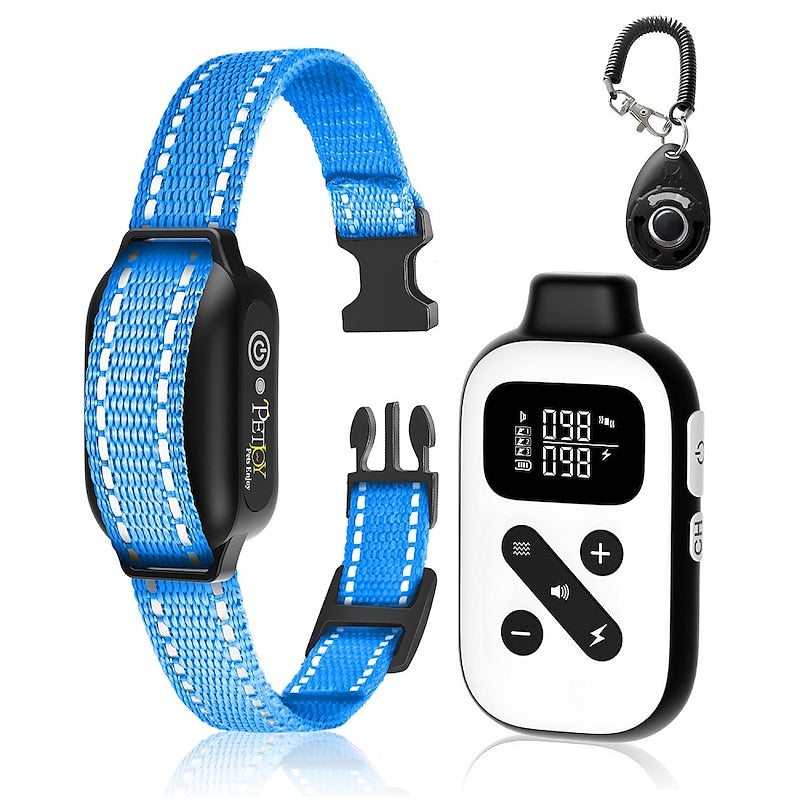 Versatile Dog Training Collar with Remote and Automatic Mode